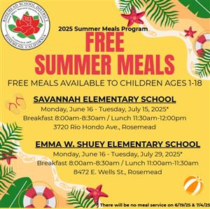 Free Summer Meals